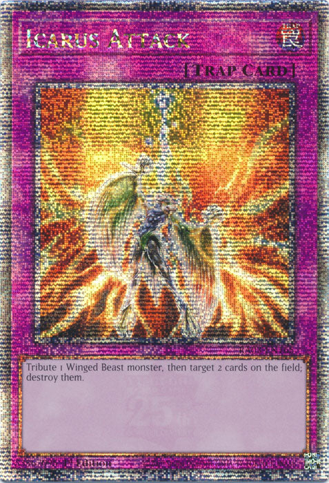 Icarus Attack - RA03-EN165 - Quarter Century Secret Rare - 1st Edition