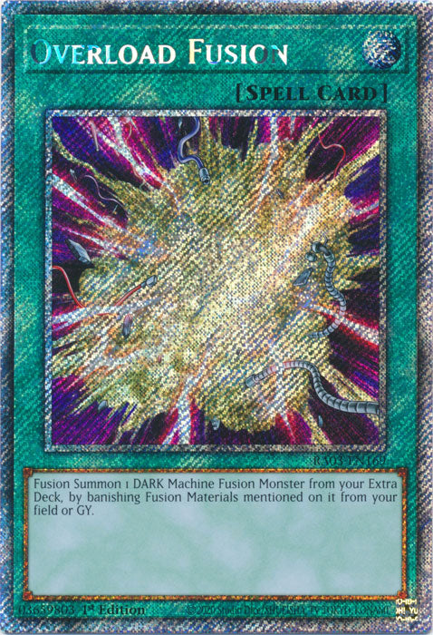 Overload Fusion (Platinum Secret Rare) - RA03-EN169 - Platinum Secret Rare - 1st Edition