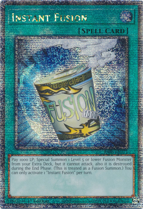 Instant Fusion - RA03-EN171 - Quarter Century Secret Rare - 1st Edition