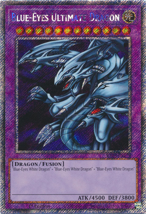 Blue-Eyes Ultimate Dragon (Platinum Secret Rare) - RA03-EN178 - Platinum Secret Rare - 1st Edition