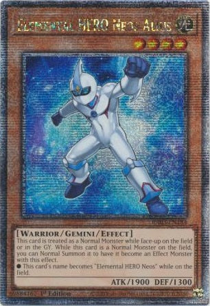 Elemental HERO Neos Alius - RA03-EN184 - Quarter Century Secret Rare - 1st Edition