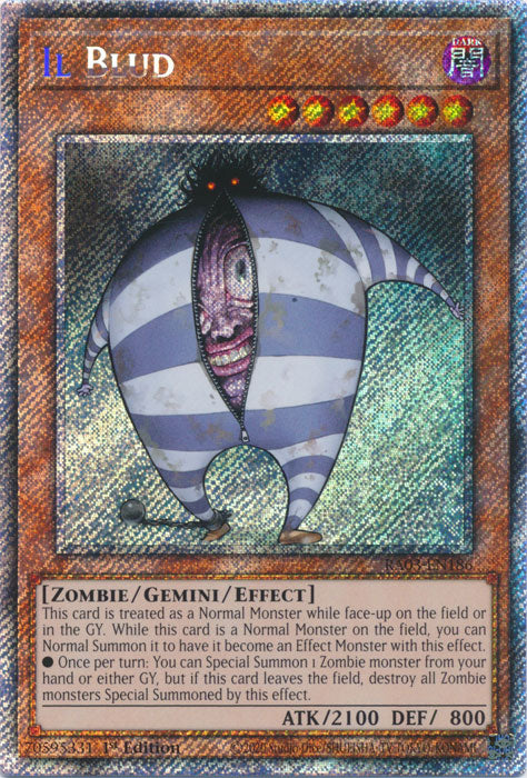 Il Blud (Platinum Secret Rare) - RA03-EN186 - Platinum Secret Rare - 1st Edition