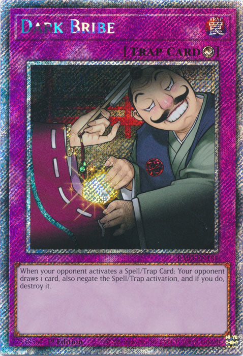 Dark Bribe (Platinum Secret Rare) - RA03-EN187 - Platinum Secret Rare - 1st Edition