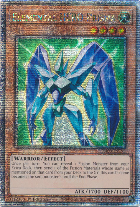 Elemental HERO Prisma - RA03-EN193 - Quarter Century Secret Rare - 1st Edition
