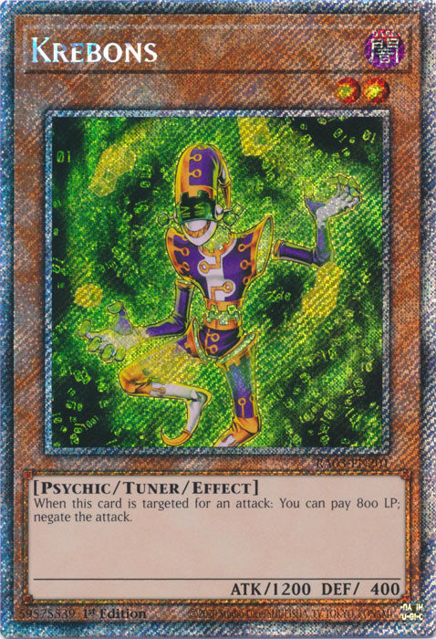 Krebons (Platinum Secret Rare) - RA03-EN201 - Platinum Secret Rare - 1st Edition