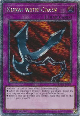 Kunai with Chain - RA03-EN204 - Quarter Century Secret Rare - 1st Edition