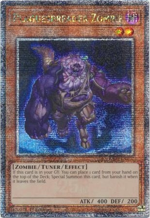 Plaguespreader Zombie - RA03-EN207 - Quarter Century Secret Rare - 1st Edition