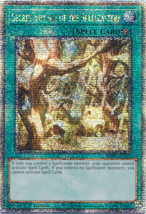 Secret Village of the Spellcasters - RA03-EN209 - Quarter Century Secret Rare - 1st Edition