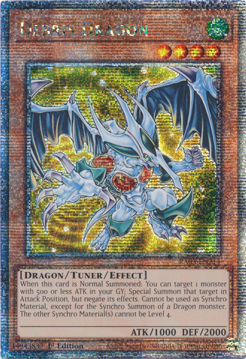 Debris Dragon - RA03-EN214 - Quarter Century Secret Rare - 1st Edition