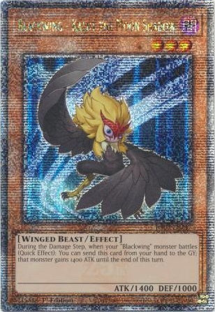 Blackwing - Kalut the Moon Shadow - RA03-EN217 - Quarter Century Secret Rare - 1st Edition