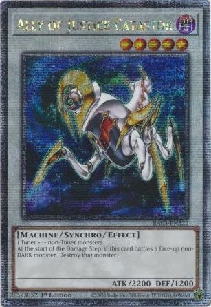 Ally of Justice Catastor - RA03-EN222 - Quarter Century Secret Rare - 1st Edition