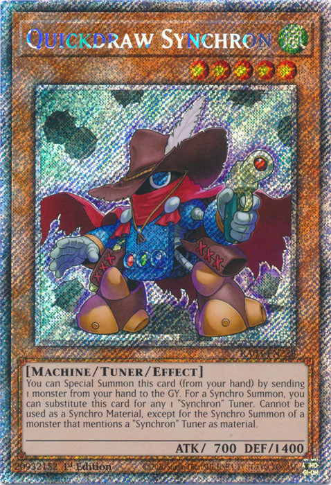 Quickdraw Synchron (Platinum Secret Rare) - RA03-EN228 - Platinum Secret Rare - 1st Edition