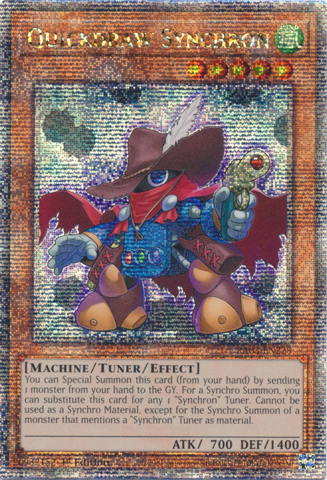 Quickdraw Synchron - RA03-EN228 - Quarter Century Secret Rare - 1st Edition