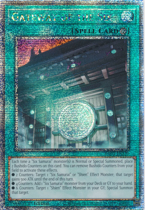 Gateway of the Six - RA03-EN229 - Quarter Century Secret Rare - 1st Edition