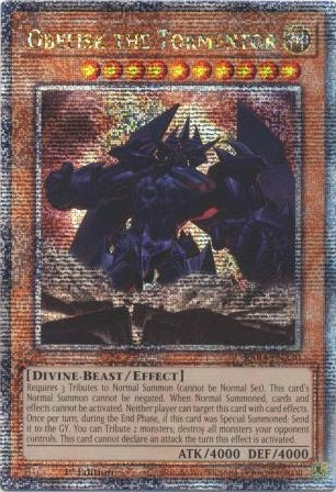 Obelisk the Tormentor - RA03-EN230 - Quarter Century Secret Rare - 1st Edition