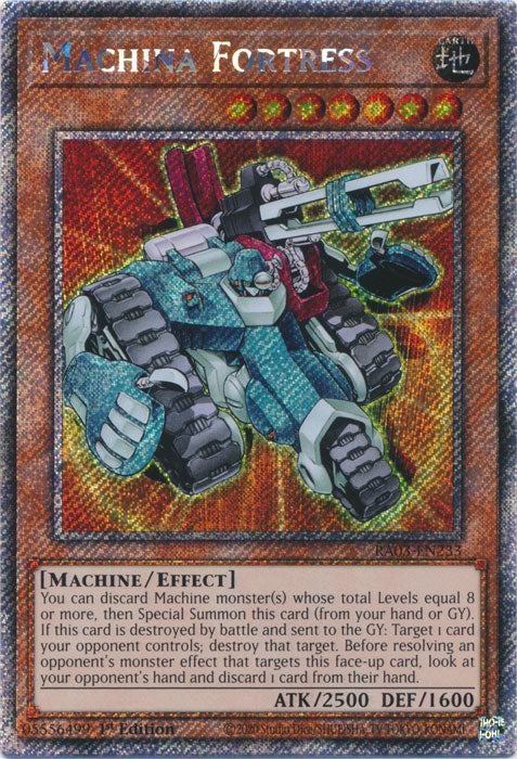 Machina Fortress (Platinum Secret Rare) - RA03-EN233 - Platinum Secret Rare - 1st Edition