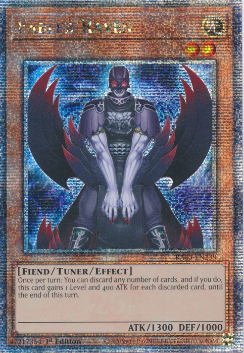 Fabled Raven - RA03-EN239 - Quarter Century Secret Rare - 1st Edition
