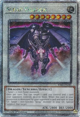Scrap Dragon - RA03-EN240 - Quarter Century Secret Rare - 1st Edition