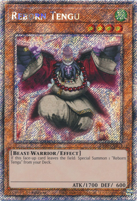 Reborn Tengu (Platinum Secret Rare) - RA03-EN251 - Platinum Secret Rare - 1st Edition