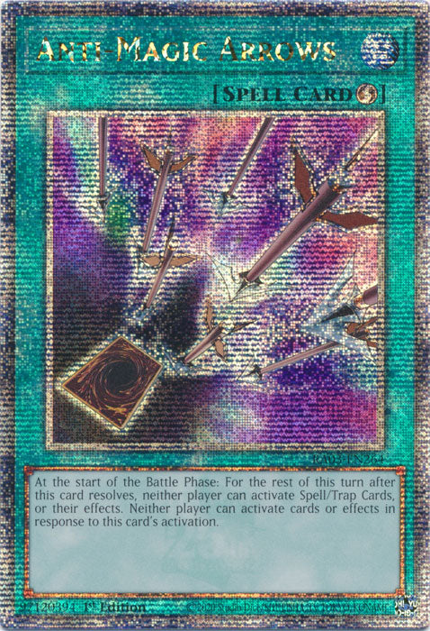 Anti-Magic Arrows - RA03-EN264 - Quarter Century Secret Rare - 1st Edition