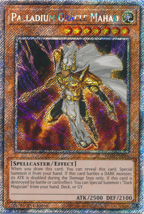 Palladium Oracle Mahad (Platinum Secret Rare) - RA03-EN266 - Platinum Secret Rare - 1st Edition