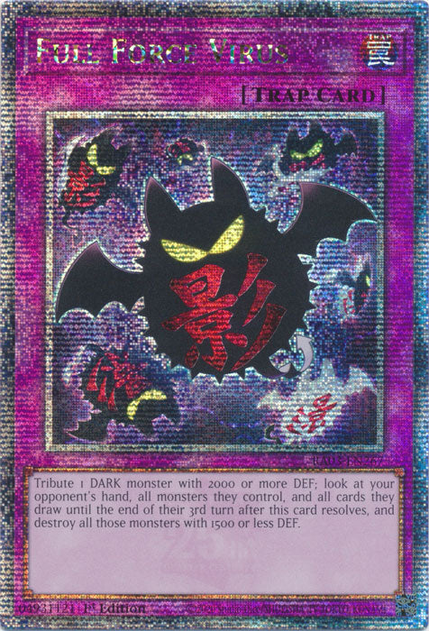 Full Force Virus - RA03-EN267 - Quarter Century Secret Rare - 1st Edition