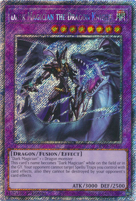 Dark Magician the Dragon Knight (Platinum Secret Rare) - RA03-EN268 - Platinum Secret Rare - 1st Edition
