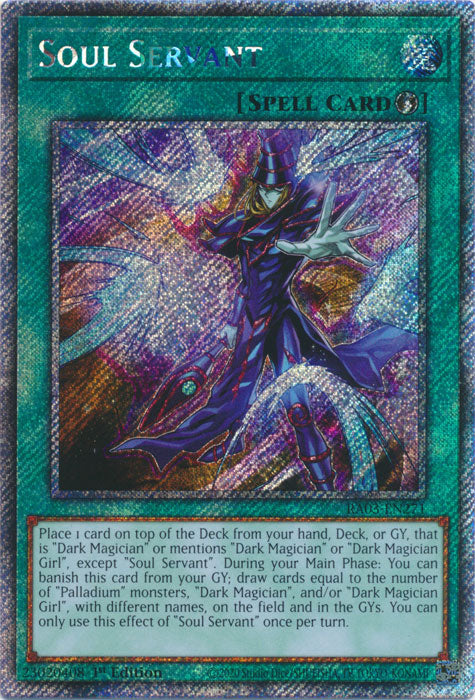 Soul Servant (Platinum Secret Rare) - RA03-EN271 - Platinum Secret Rare - 1st Edition