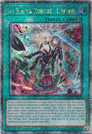Sky Striker Mobilize - Linkage! - RA03-EN274 - Quarter Century Secret Rare - 1st Edition