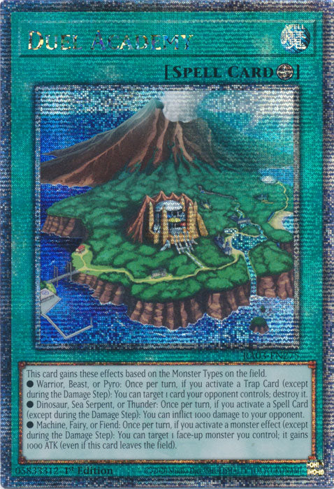 Duel Academy (card) - RA03-EN275 - Quarter Century Secret Rare - 1st Edition