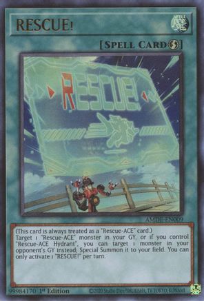 RESCUE! - AMDE-EN009 - Ultra Rare - 1st Edition available at 401 Games Canada