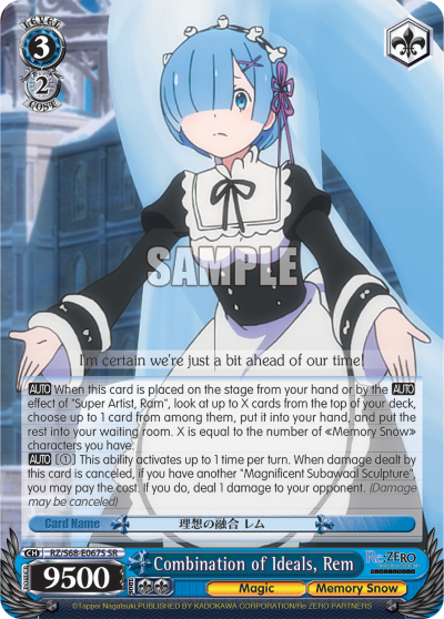 Combination of Ideals, Rem (SR) - RZ/S68-E067S - Super Rare available at 401 Games Canada