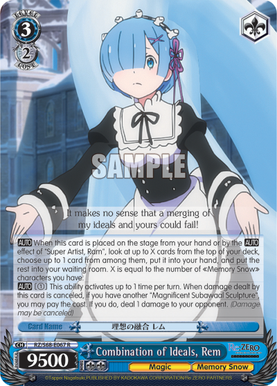 Combination of Ideals, Rem - RZ/S68-E067 - Rare available at 401 Games Canada