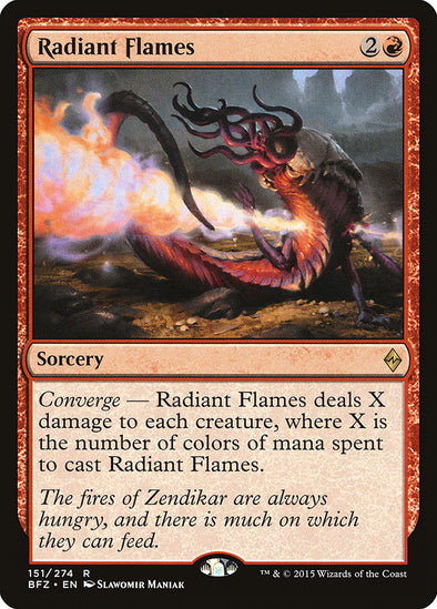 Radiant Flames (BFZ) available at 401 Games Canada