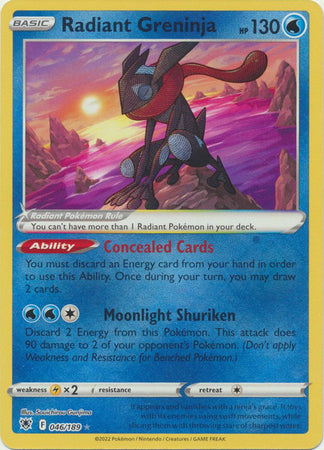Radiant Greninja - 046/189 - Radiant Rare available at 401 Games Canada