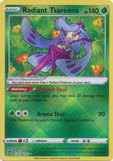Radiant Tsareena - 016/195 - Radiant Rare available at 401 Games Canada