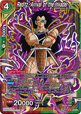 Raditz, Arrival of the Invader - BT8-105 - Super Rare available at 401 Games Canada