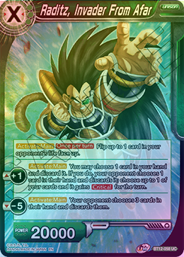 Raditz, Invader From Afar - BT12-058 - Uncommon (FOIL) available at 401 Games Canada