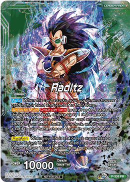 Raditz // Raditz, Brotherly Revival - P-338 - Promo available at 401 Games Canada