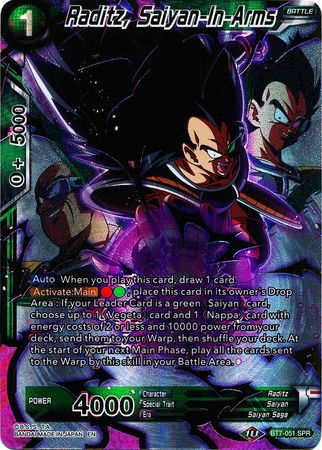 Raditz, Saiyan-In-Arms - BT7-051 - Special Rare (SPR) available at 401 Games Canada