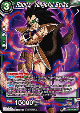 Raditz, Vengeful Strike - P-346 - Promo available at 401 Games Canada