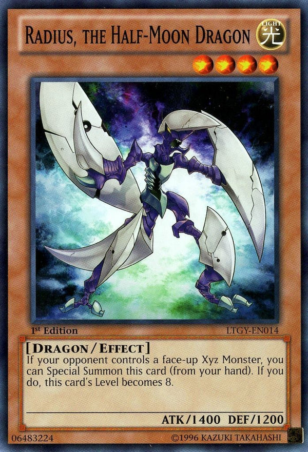Radius, the Half-Moon Dragon - LTGY-EN014 - Common - 1st Edition available at 401 Games Canada