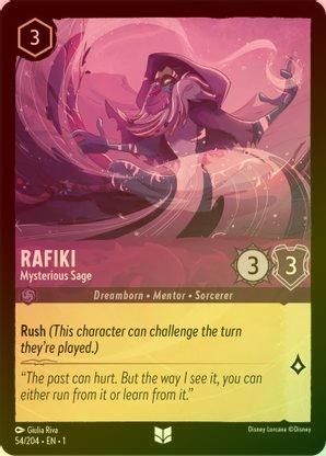 Rafiki (Mysterious Sage) - 54/204 - Uncommon (Foil) available at 401 Games Canada