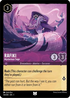 Rafiki (Mysterious Sage) - 54/204 - Uncommon available at 401 Games Canada