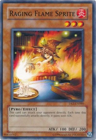 Raging Flame Sprite - DR3-EN080 - Common available at 401 Games Canada