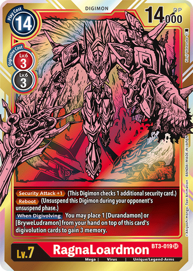 RagnaLoardmon (Alternate Art) - BT3-019 - Super Rare available at 401 Games Canada