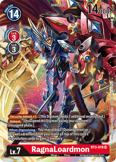 RagnaLoardmon - BT3-019 - Super Rare available at 401 Games Canada