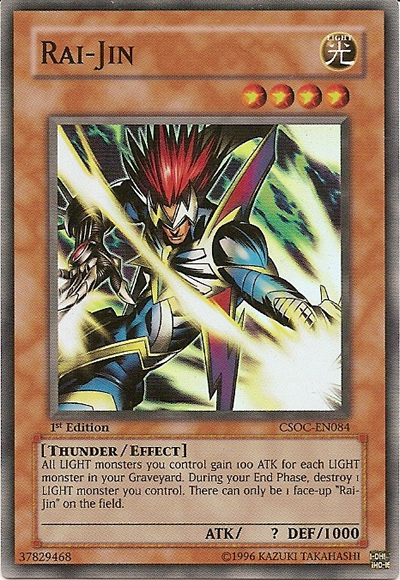 Rai-Jin - CSOC-EN084 - Super Rare - 1st Edition available at 401 Games Canada