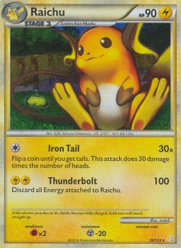 Raichu - 10/123 - Holo Rare available at 401 Games Canada