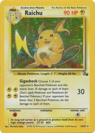 Raichu - 14/62 - Holo - Unlimited available at 401 Games Canada